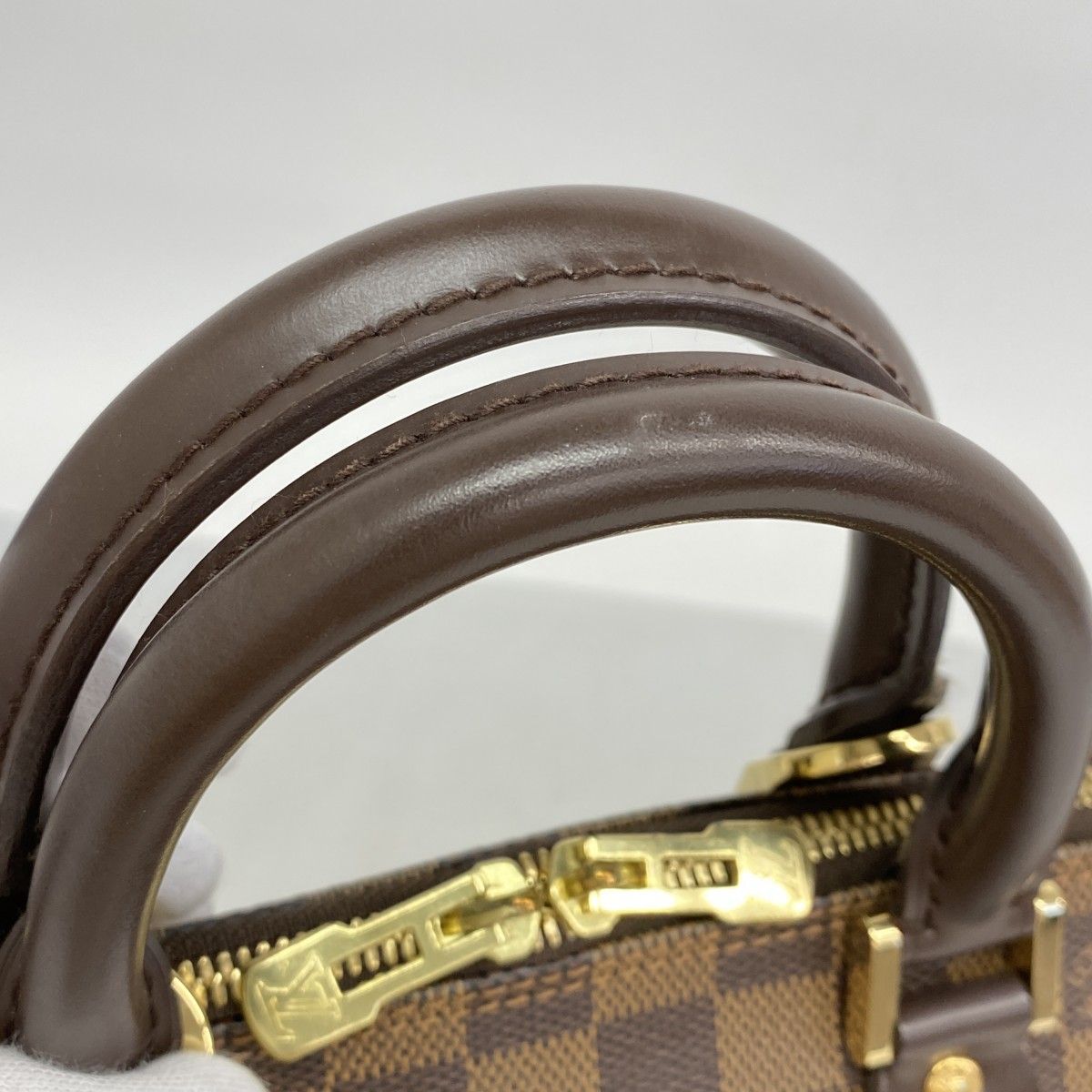 5gd4679-h】ルイヴィトン ハンドバッグ ダミエ アルマ N51131 エベヌ  