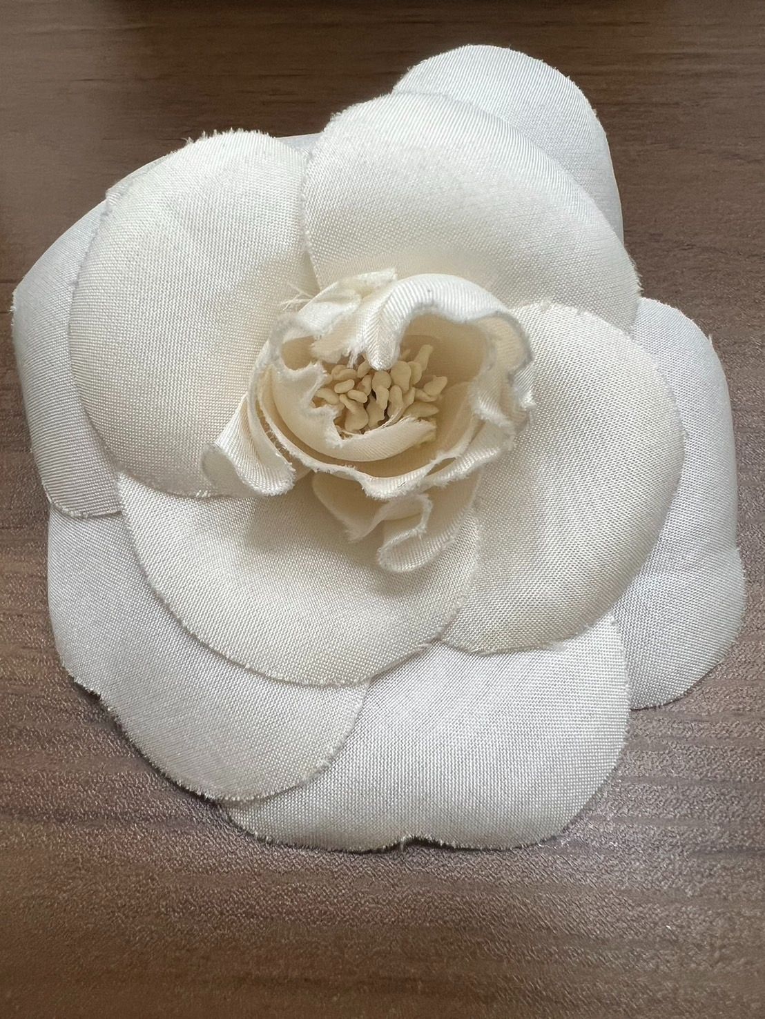 CHANEL シャネル 白 ホワイト カメリア 花 ミニ コサージュ