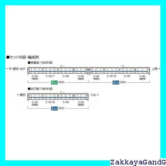 TOMIX Nゲージ 国鉄 401系 高運転台 新塗装 増結セット 98583