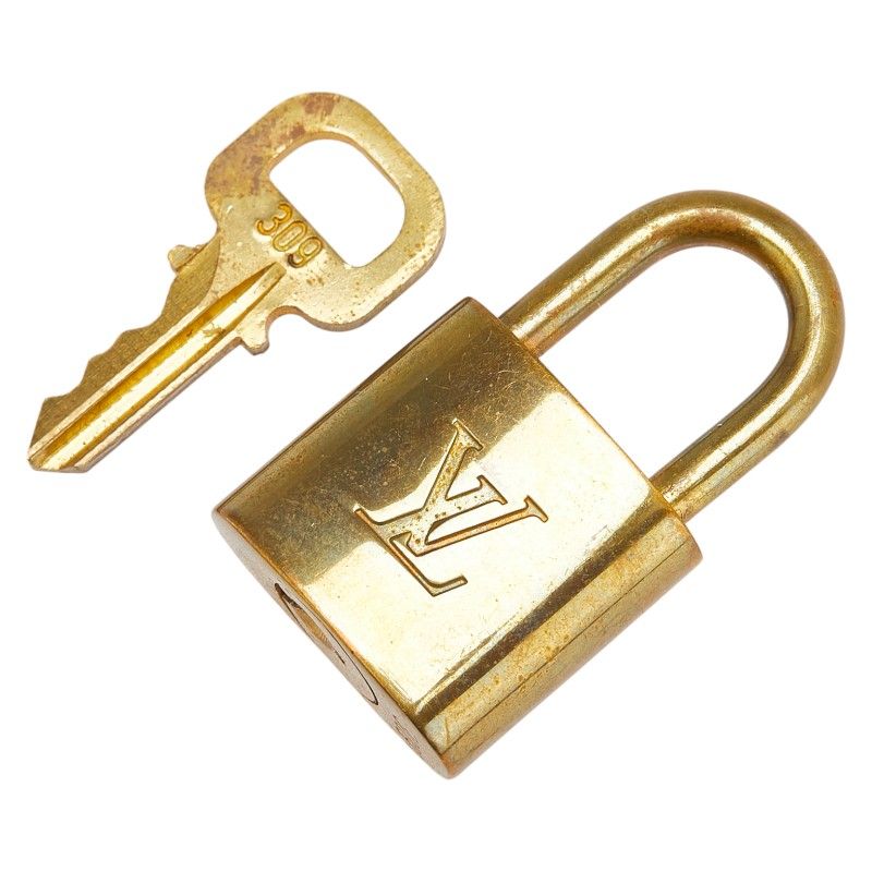 ルイ ヴィトン カデナ 南京錠 キー セット ゴールド メッキ レディース