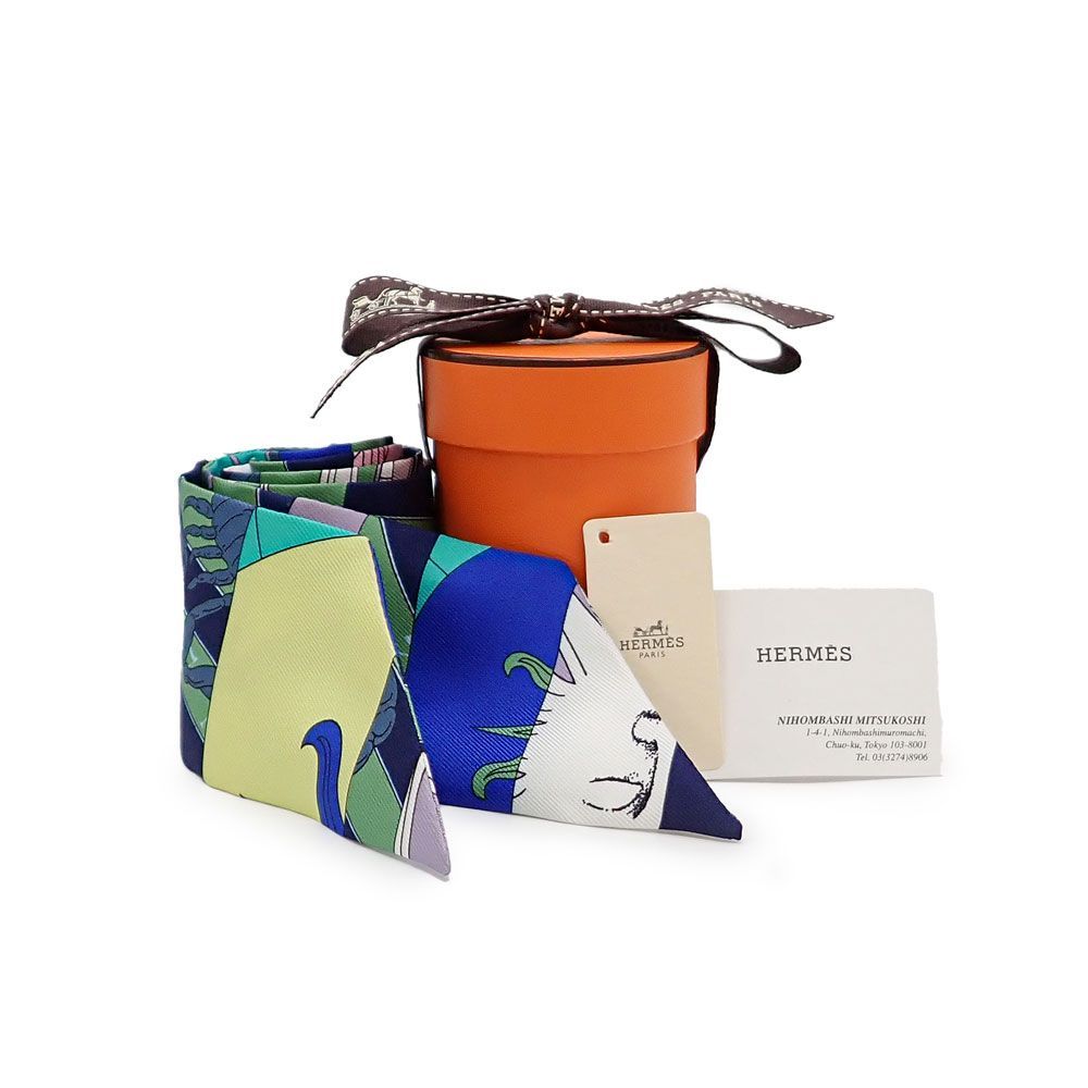 エルメス ツイリー リボンスカーフ 新たなる占星術 062707S