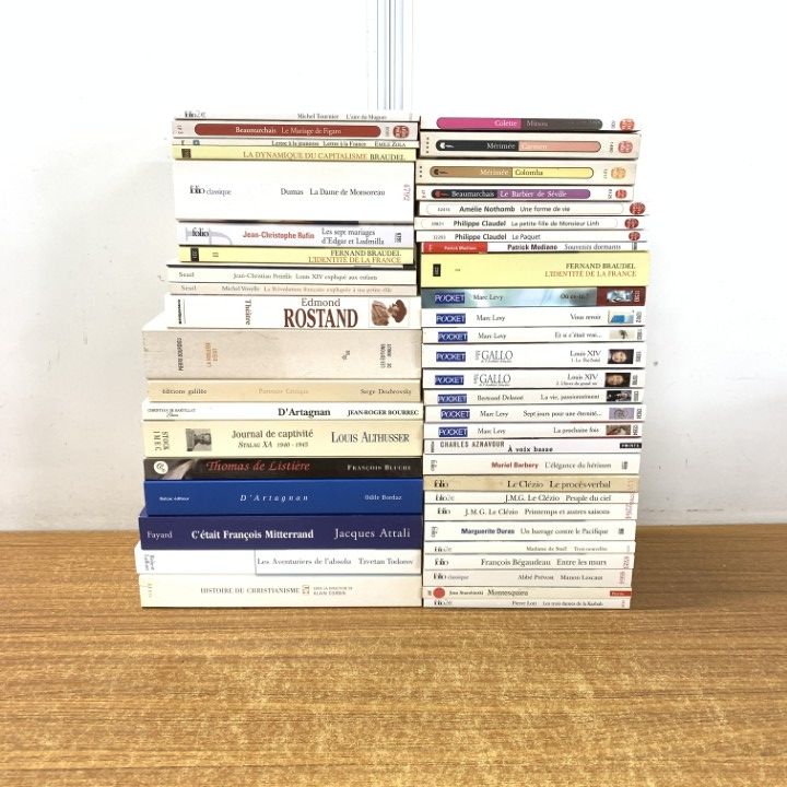 ■01)【同梱不可】フランス語の本・ペーパーバックなど まとめ売り約45冊大量セット/洋書/小説/フィガロの結婚/資本主義のダイナミクス/B 01)【同梱不可】フランス語の本・ペーパーバックなど まとめ売り