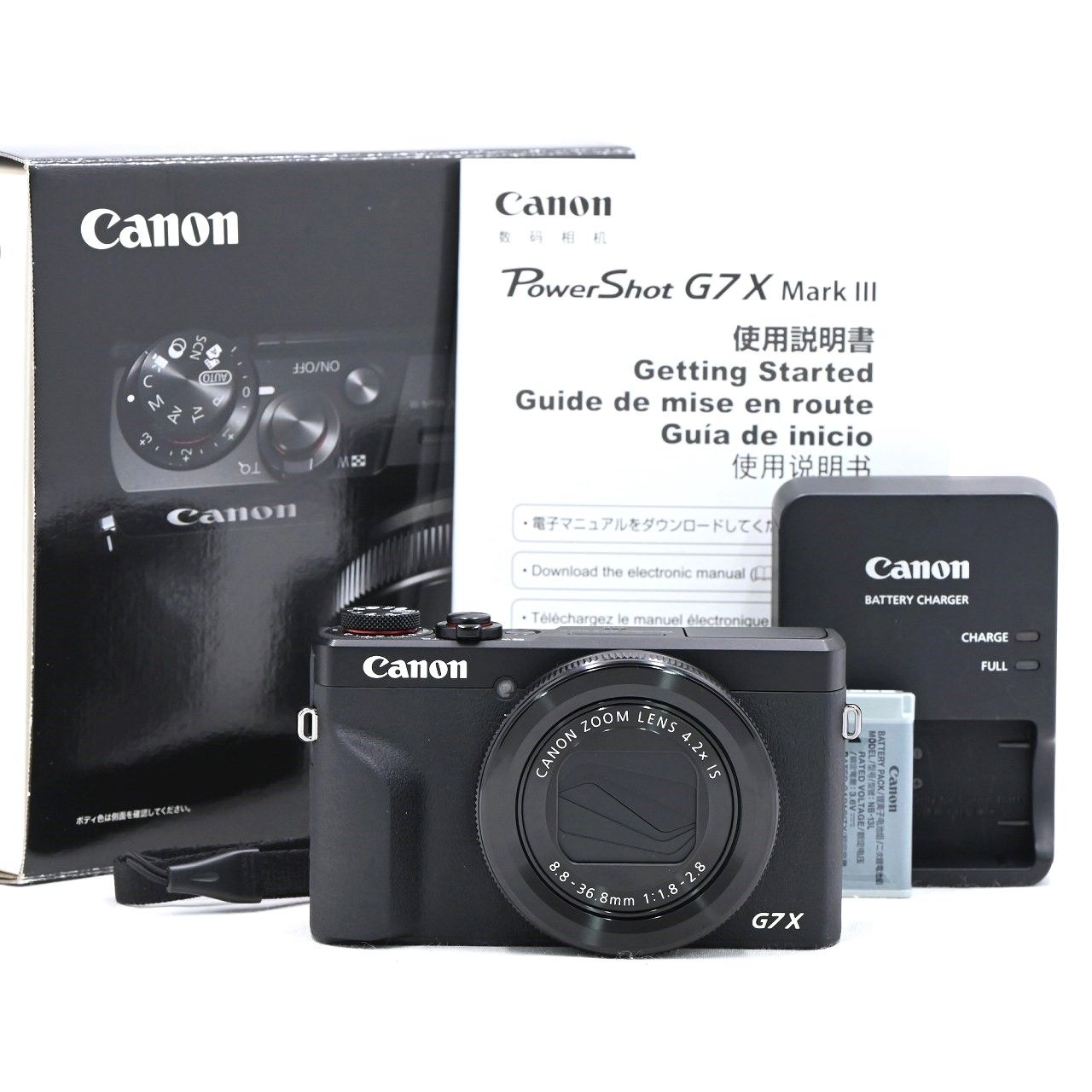 キヤノン Canon PowerShot G7 X Mark III ブラック コンパクトデジタルカメラ【中古】 - メルカリ