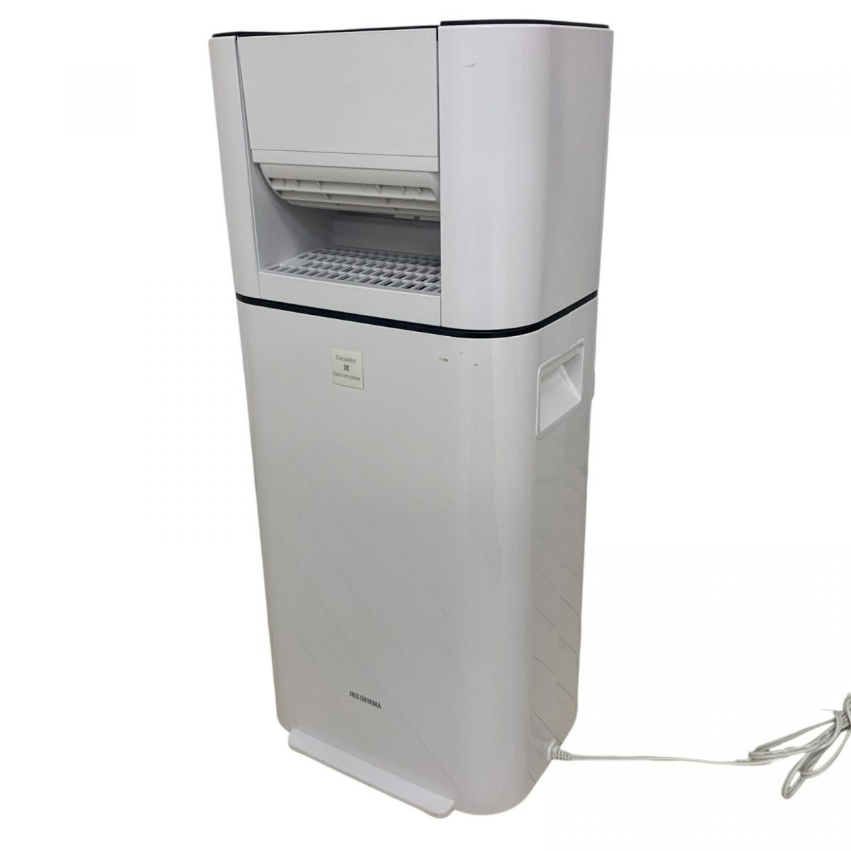 除湿衣類乾燥除湿機 IRIS OHYAMA アイリスオーヤマ 製 サーキュレーター デシカント式 ホワイト KIJDC-N50-W CYK847398相