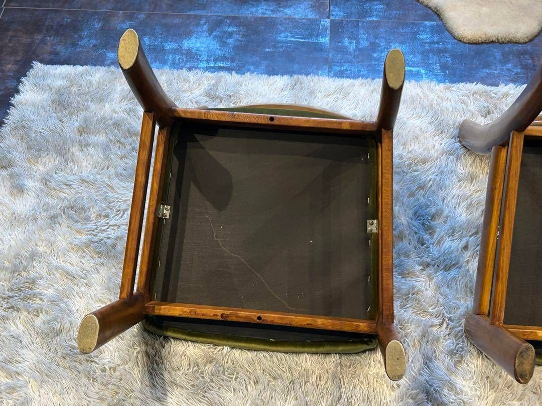 柏木工　KASHIWA ヴィンテージ　ビンテージ　2脚セット　グリーン　R 柏木工 KASHIWA ヴィンテージ ビンテージ 2脚セット グリーン R