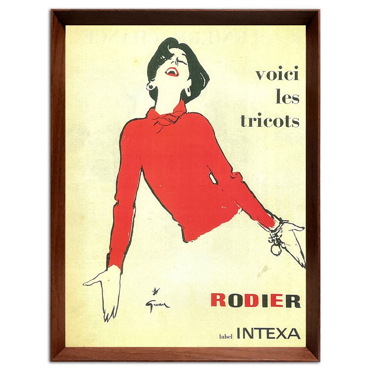 ルネグリュオ ヴィンテージポスター1960's ルネグリュオ ヴィンテージ