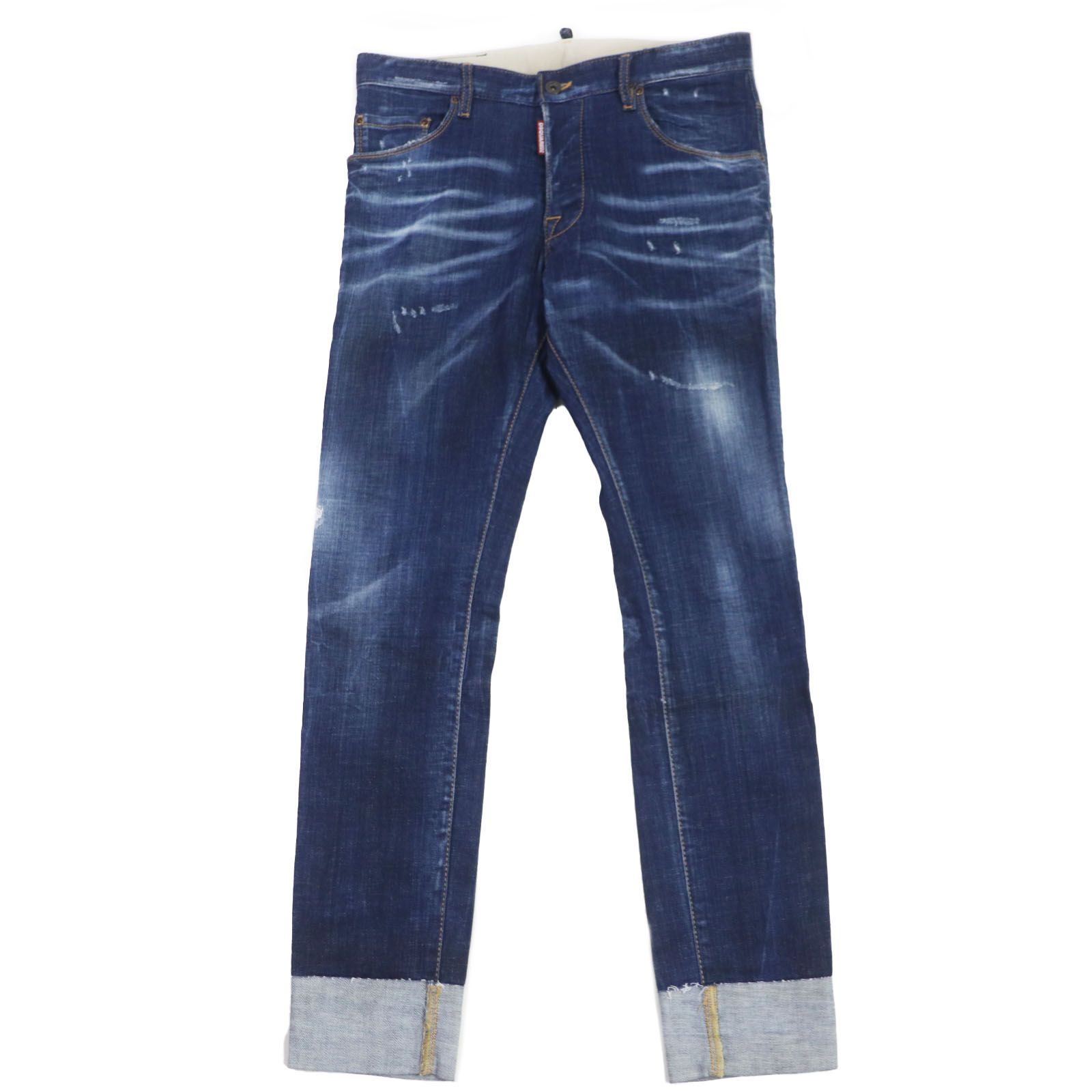 極美品 DSQUARED2 ディースクエアード 22AW S71LB1127 Skater Jean 