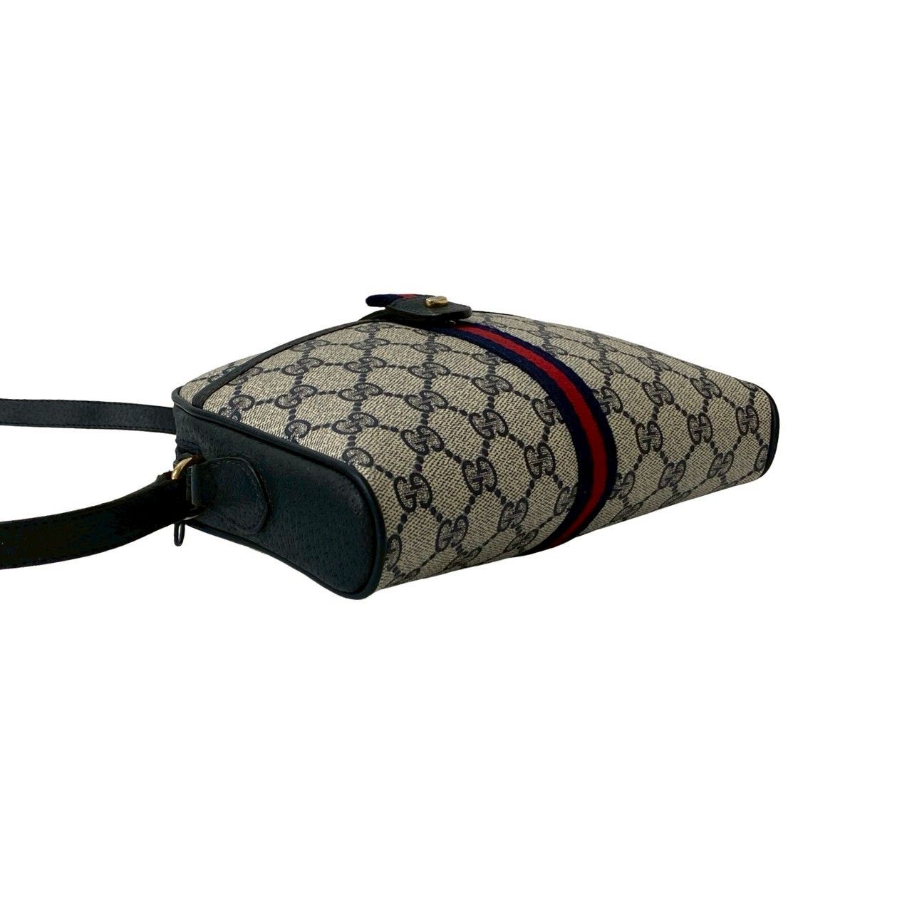 希少 レア オールドグッチ GG 総柄 レザー ショルダーバッグ シェリーライン GUCCI◇ショルダーバッグ/シェリーライン/GG/BEG/総柄/11602089