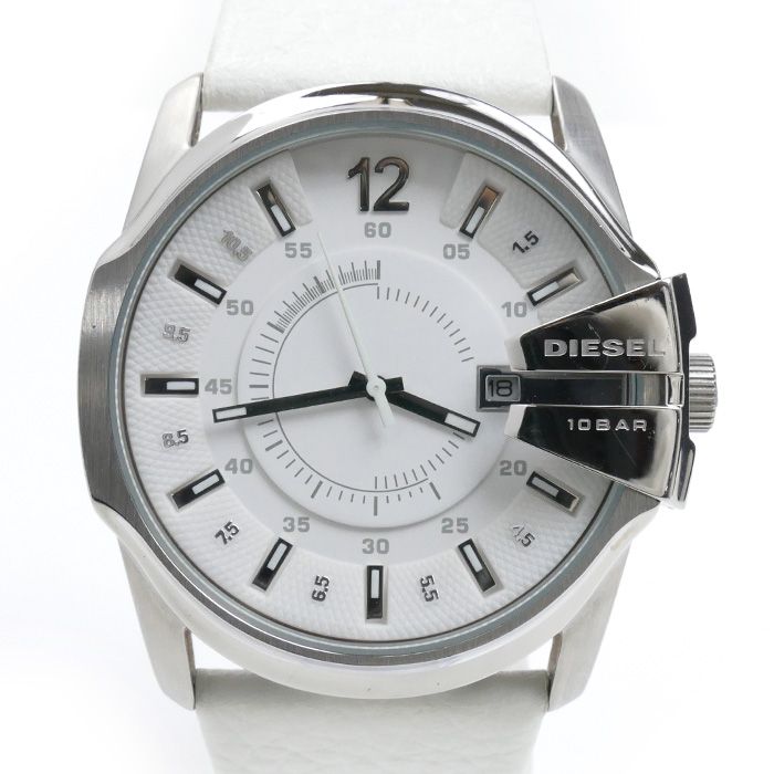 DIESEL ディーゼル 腕時計 電池式 ホワイト DZ-1405 メンズ 中古