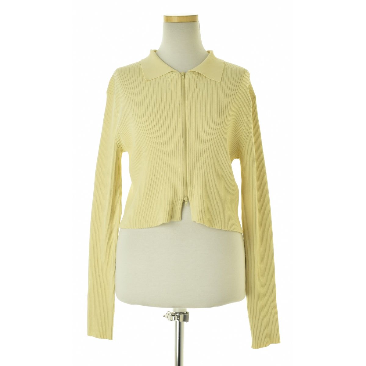 【HBEAUTY&YOUTH】1628-105-0937 RAYON NYLON RIB ZIP CARDIGAN レーヨン ナイロン リブジップ ニット長袖カーディガン HBEAUTY&YOUTH】1628-105-0937 RAYON NYLON RIB ZIP CARDIGAN レーヨン