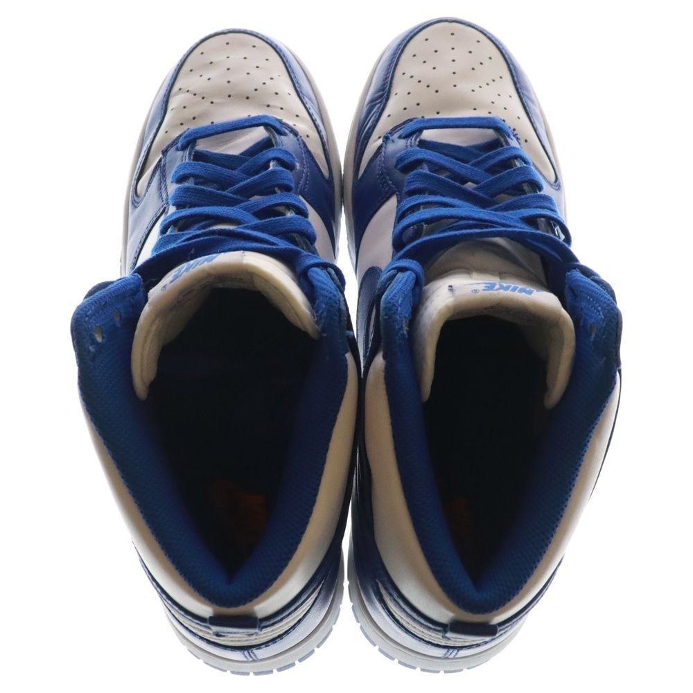 Nikeナイキ ハイカットスニーカー ゲームロイヤル　ホワイト/ブルー 28.5 NIKE ナイキ Dunk High 