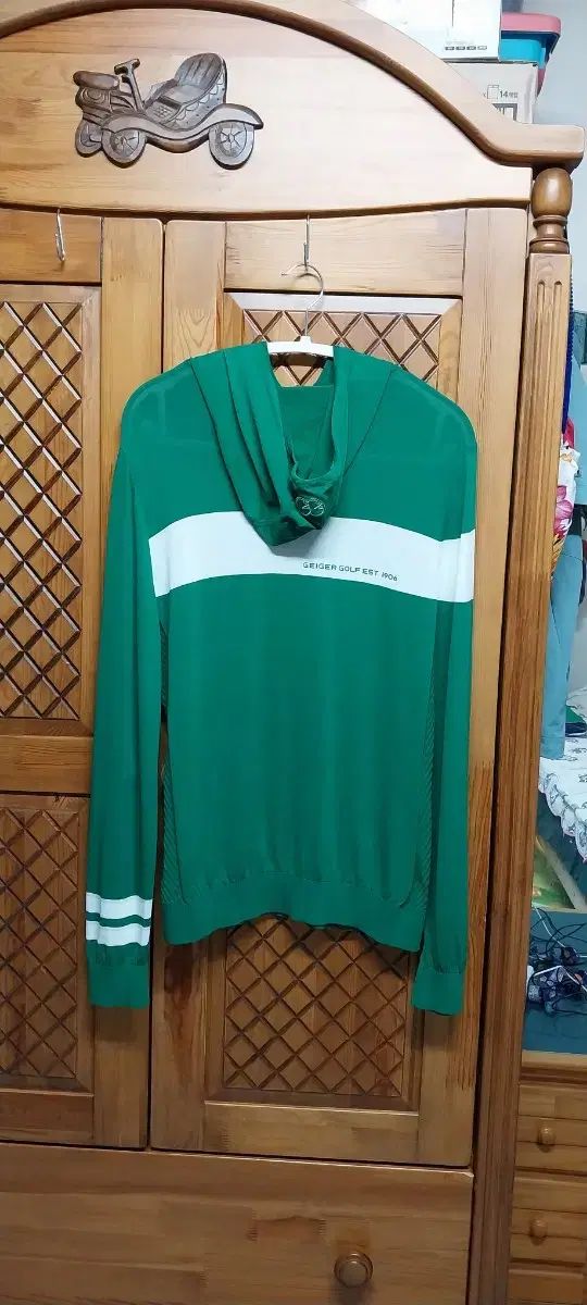 ガイガー 長袖 ゴルフ フード Tシャツ 66