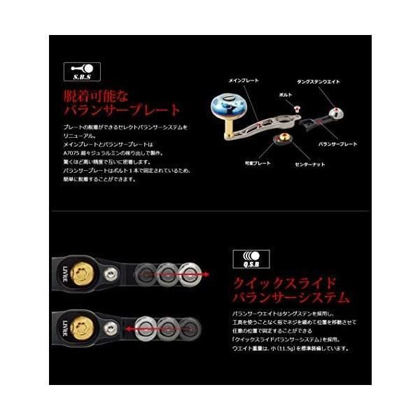 LIVRE SB 55-60 ベイトリールパーツ（ダイワAbu 右巻き） リブレ SB 55-60 ダイワ／アブ 右 リブレ(LIVRE) SB 55-60 ダイワ/Abu 左巻
