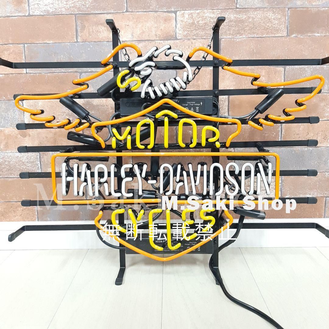 送料無料】HARLEY-DAVIDSON ネオン 看板ヴィンテージ ハーレーダビッドソン ネオンサイン ハーレー アメリカン雑貨 ネオン管 ハーレー  照明 店舗装飾 室内装飾 広告用看板 #b45 - メルカリ