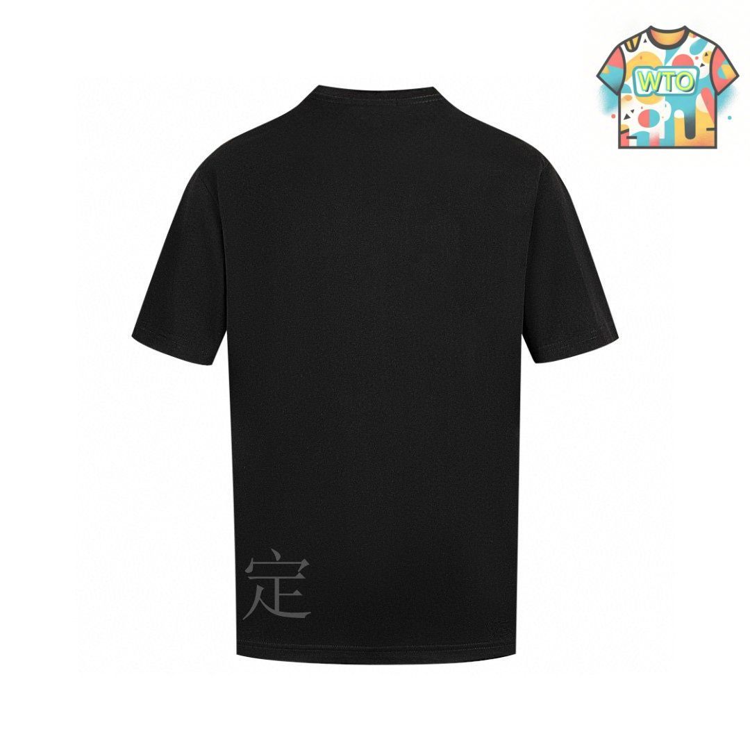 今日特価】MONCLER 2025SS ピクセルブラーロゴプリント T シャツ