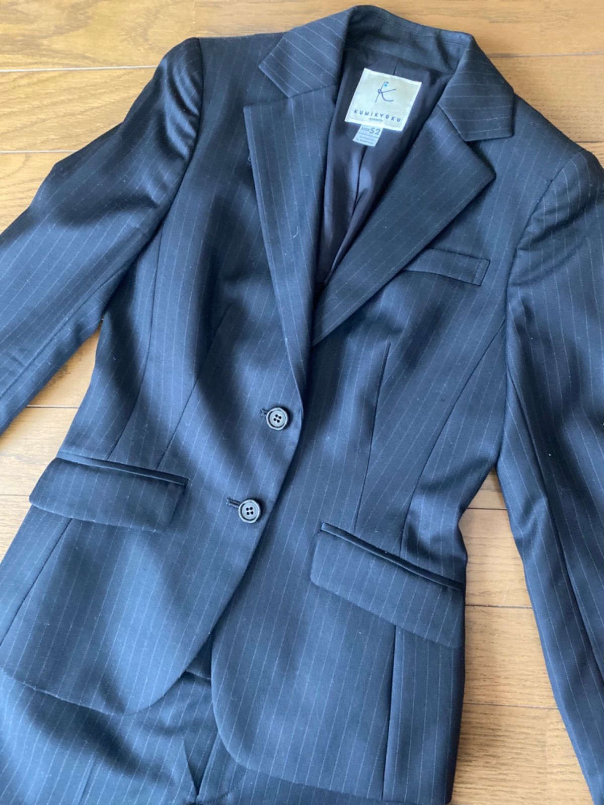 【新品】組曲小さいサイズ スーツセットアップ セットアップ対応可】T/Wスーティングテーラード ジャケット