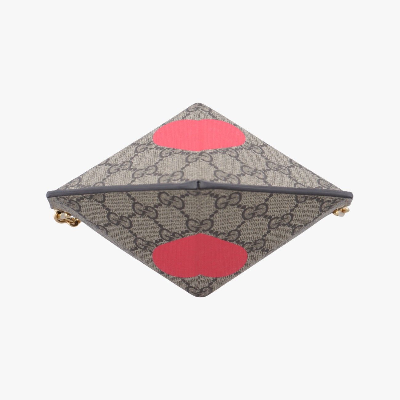 グッチGucciハートブラウンPVCコーティングキャンバス678131I036832667
