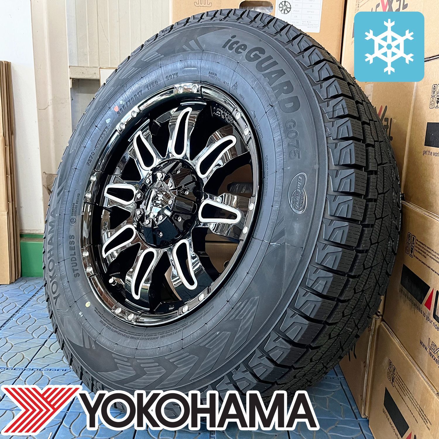 国産スタッドレス!! JEEP JL JK ラングラー ヨコハマ アイスガード 