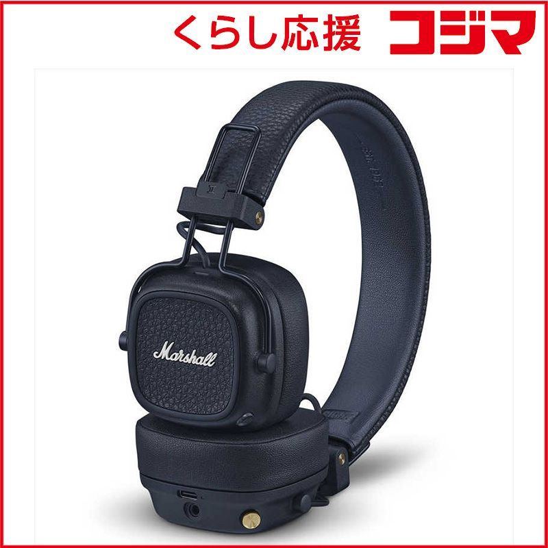 未開封 MARSHALL ブルートゥースヘッドホン Major V Bluetooth対応 | φ3.5mm ミニプラグ ミッドナイト ブルー MAJOR5MIDNIGHTBLUE ♥ 送料無料