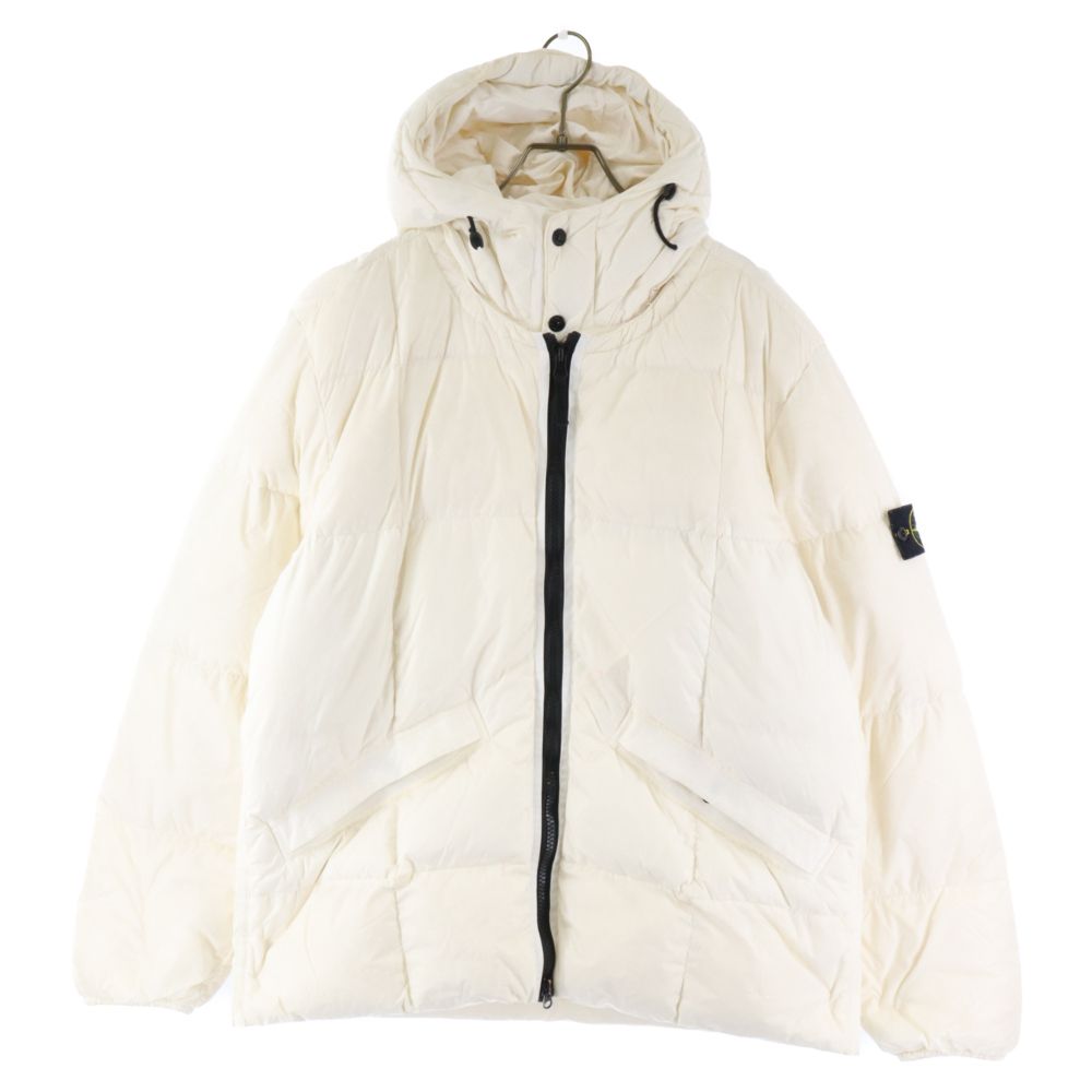 STONE ISLAND (ストーンアイランド) 19AW GARMENT DYED CRINKLE REPS NY DOWN JACKET  ロゴパッチ付ガーメントダイダウンジャケット ホワイト 711540223 - メルカリ