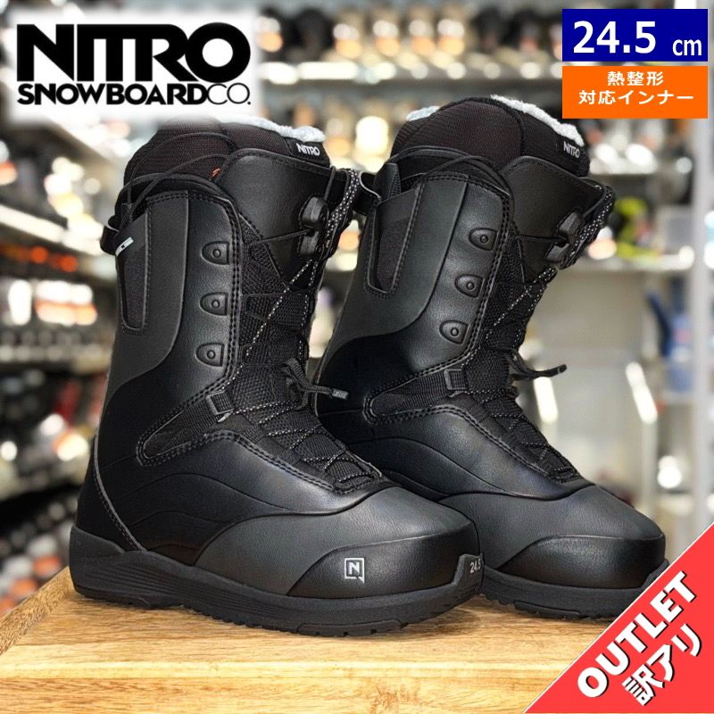 ラスト1点】 【OUTLET】24-25 NITRO CROWN TLS カラー:BLACK