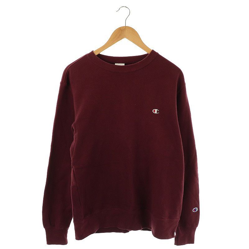 チャンピオン CHAMPION スウェット トレーナー 長袖 L ボルドー