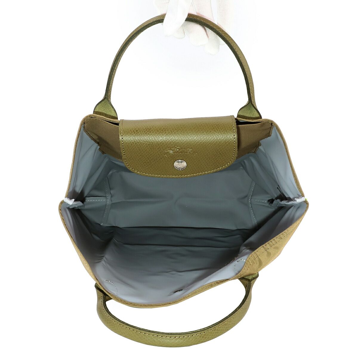 新品 ロンシャン LONGCHAMP ハンドバッグ ル プリアージュ グリーン 