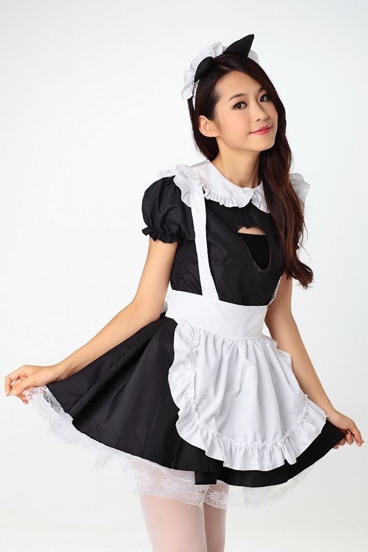 メイド服/コスプレ衣装【402】 一度は着てみたい!可愛い メイド服/コスプレ衣装【402】 一度は着てみたい!可愛い