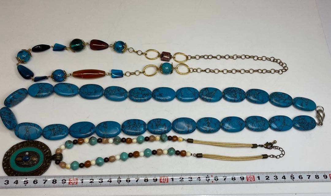 時代 ターコイズネックレス
