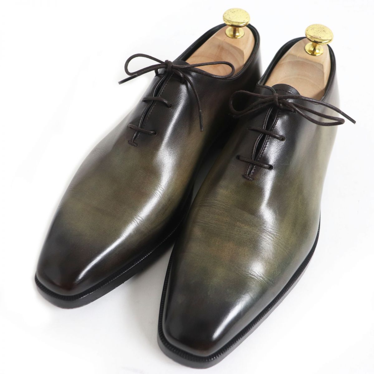 極美品□BERLUTI/ベルルッティ アレッサンドロ パティーヌレザー