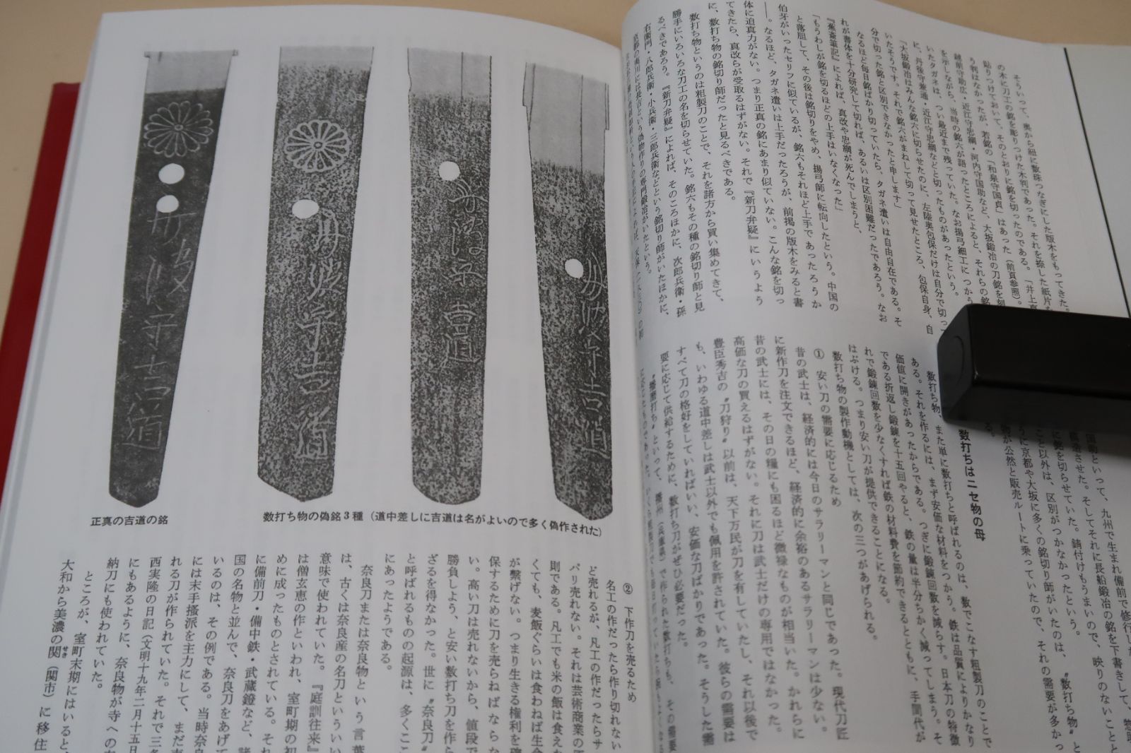 偽銘刀の研究/福永酔剣/偽物刀着破のため特に数の多い偽銘に絞っ