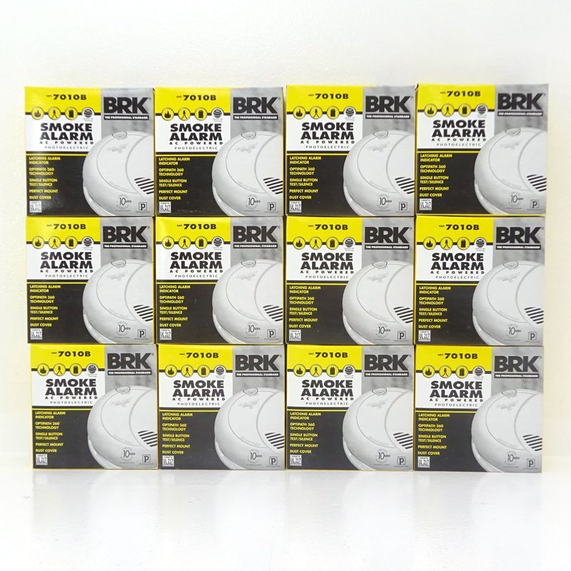 【三重店】BRK SMOKE ALARM 煙探知機 7010B 計12個セット 未使用品（火災報知器）【423-B701】 - メルカリ