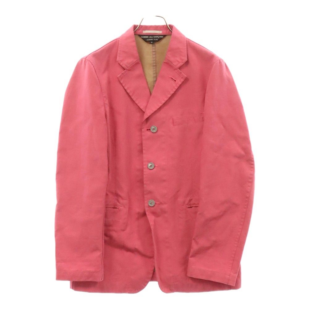 COMME des GARCONS HOMME PLUS (コムデギャルソンオムプリュス) 05SS ピンクパンサー期 ボンディング加工テーラードジャケット ピンク PO-J039
