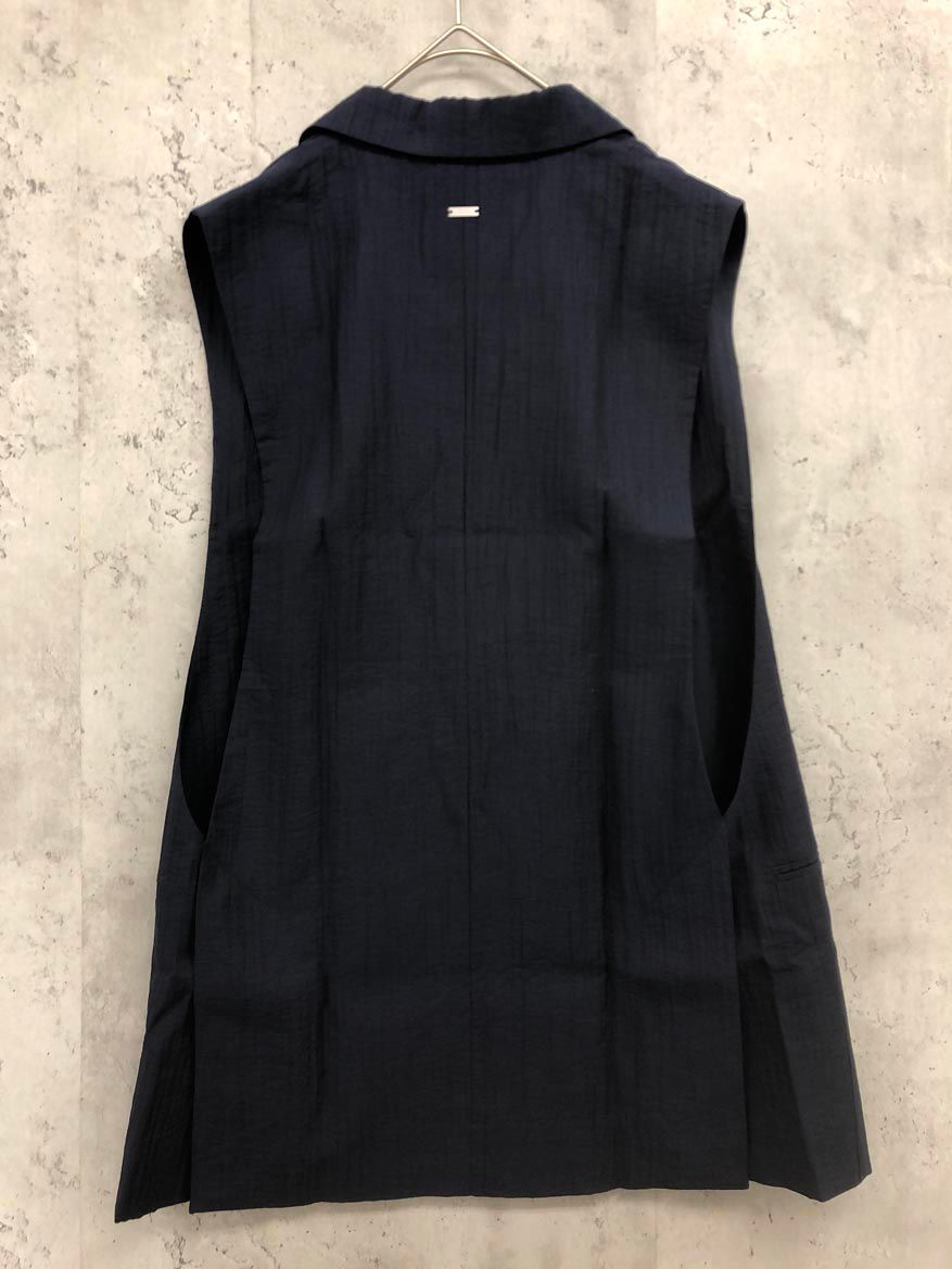 貢献 ARMANI EXCHANGE アルマーニエクスチェンジ 3RYQ32-YN3KZ ジレ ベスト sizeXS 165|84A |濃紺 ◎レディース 激安販売、最安価に挑戦。