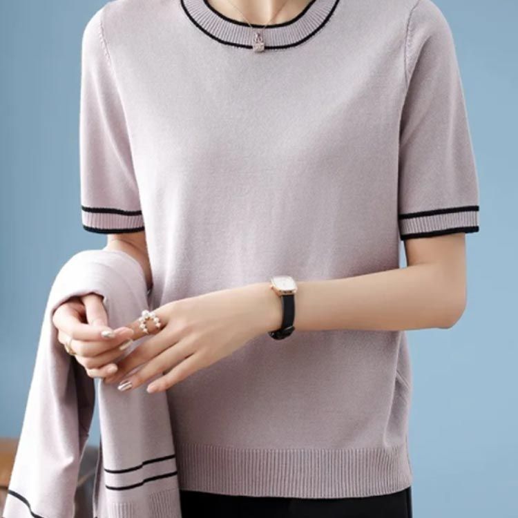  レディース アンサンブル ニット カーディガン クルーネック 婦人 セーター 大きいサイズ 春秋冬 上着 アウター トップス 通勤 オフィス ラウンドネック きれいめ シンプル 長袖 jyonn 1218 半袖 カーディガン ボレロ アンサンブル