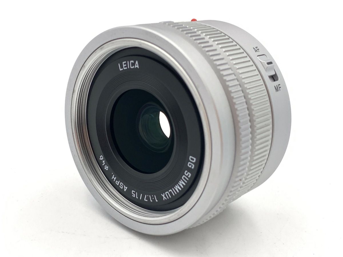 PanasonicSUMMILUX15mm/F1.7H-X015レンズ シルバー 中古】 《良品》 Panasonic LEICA DG SUMMILUX 15mm F1.7 ASPH. H-X015