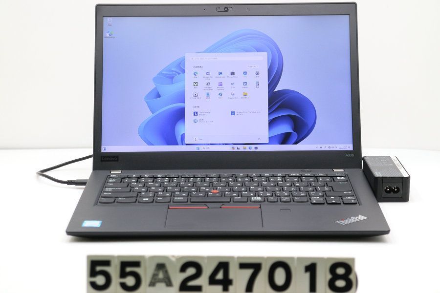 Lenovo ThinkPad T480s Core i5 8250U 1.6GHz/16GB/256GB(SSD)/14W/FHD(1920x1080)/Win11 【55A247018】