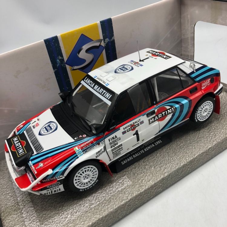 ソリド1/18 ランチアデルタHF インテグラーレ ケニヤラリー 1991　♯1 Amazon.co.jp: ソリド 1/18 ランチア デルタ HF インテグラーレ