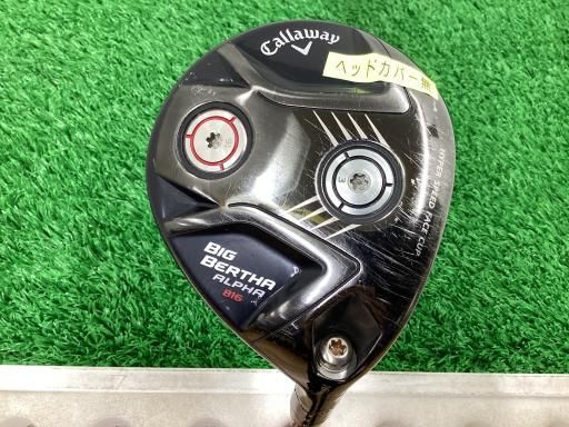 キャロウェイ BIG BERTHA ALPHA 816 16° フェアウェイウッド FW 純正特注シャフト フレックスS メンズ 男性用 右利き 右用 Cランク ゴルフクラブ