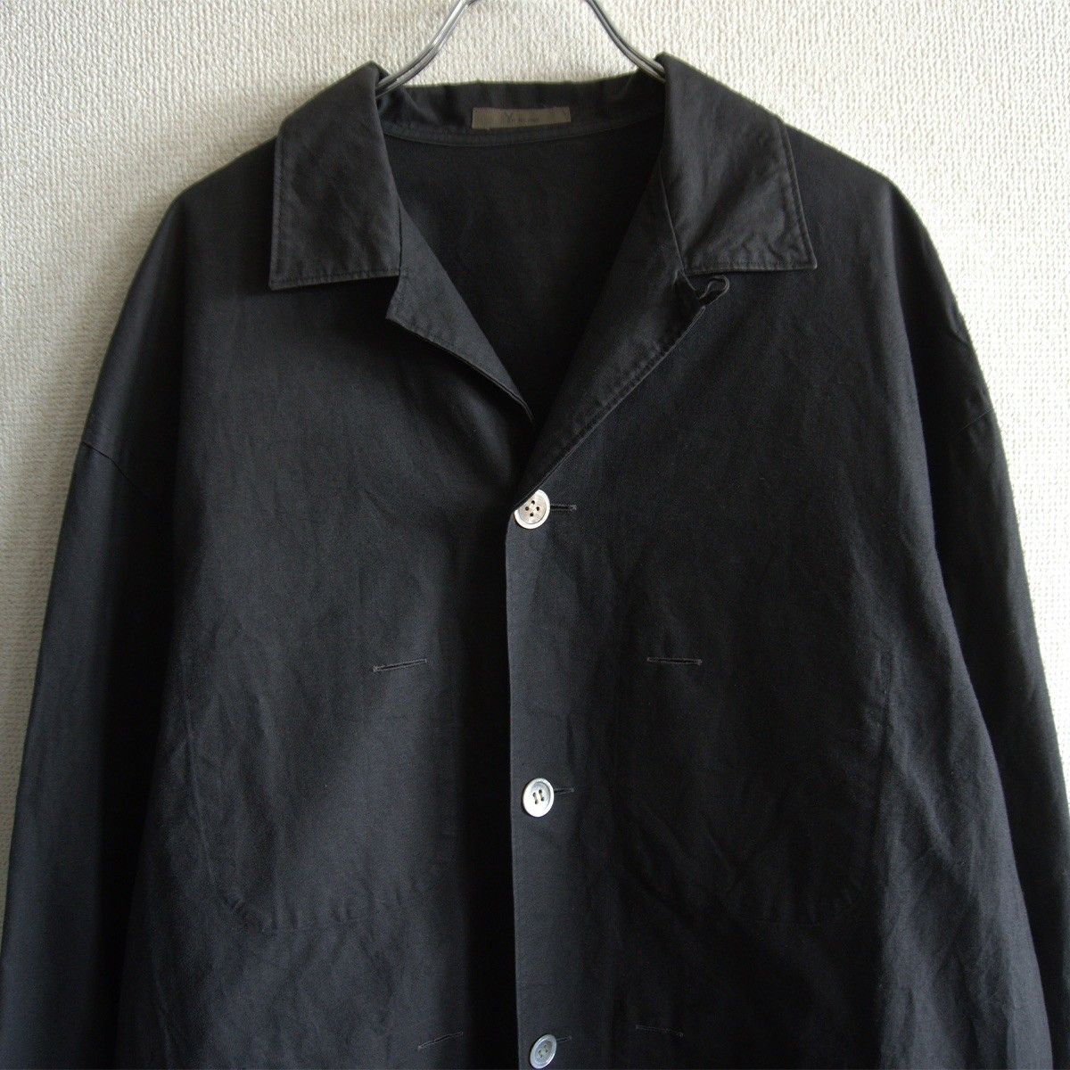 雰囲気抜群】Y's for men【オープンカラー カバーオール シャツ