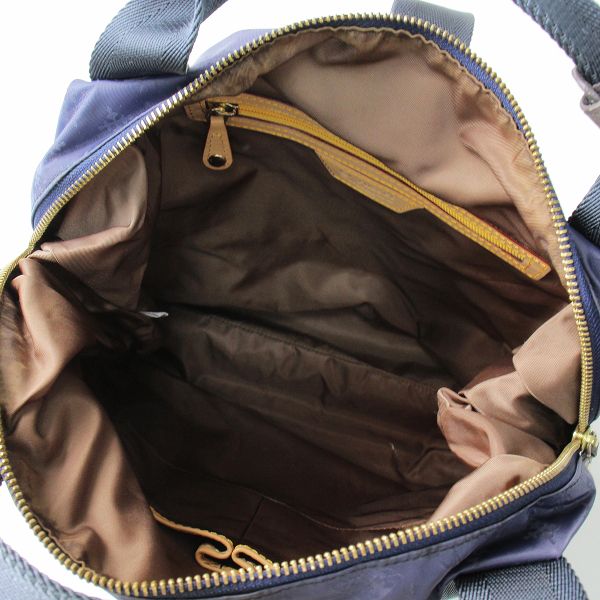 ぶー【新品未使用】russet モノグラム　リュック　ナップサック russet ラシット モノグラム 2wayバッグ/ネイビー系 トートバッグ