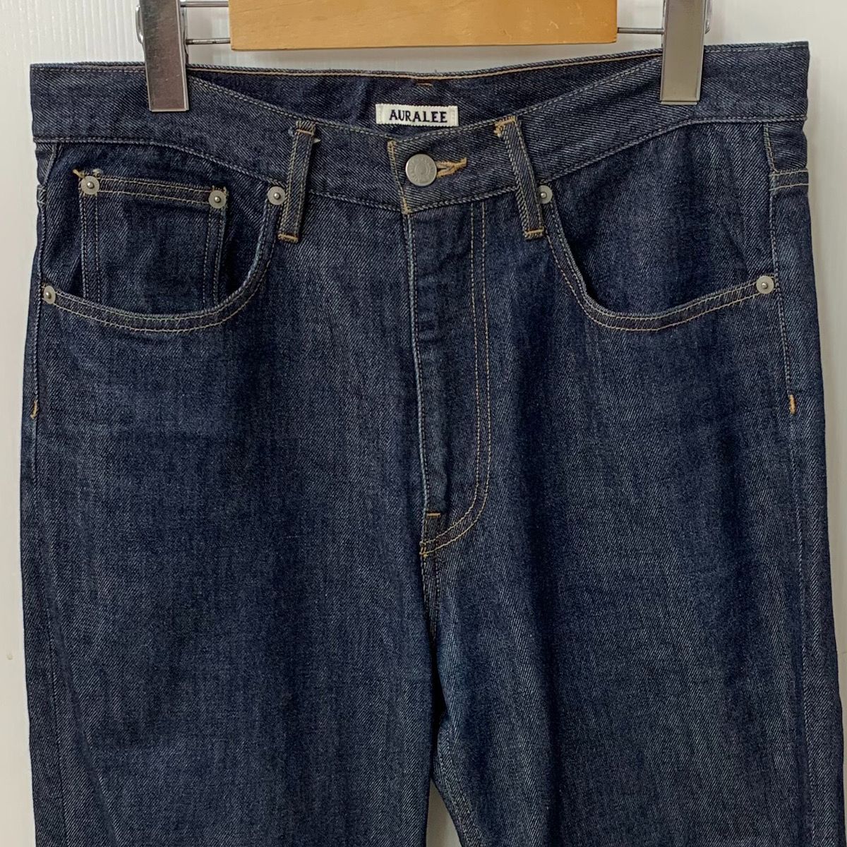 AURALEE オーラリー 20AW HARD TWIST DENIM 5P PANTS デニムパンツ 32  