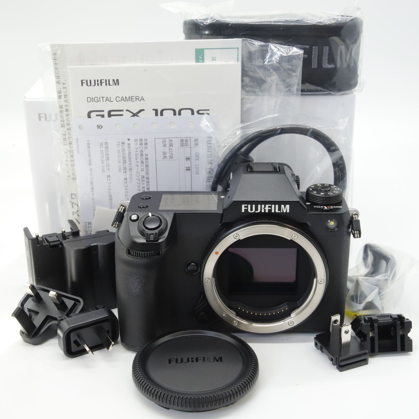 シャッター回数54回 ほぼ Fujifilm 富士フイルム GFX 100S ボディ - ブラック