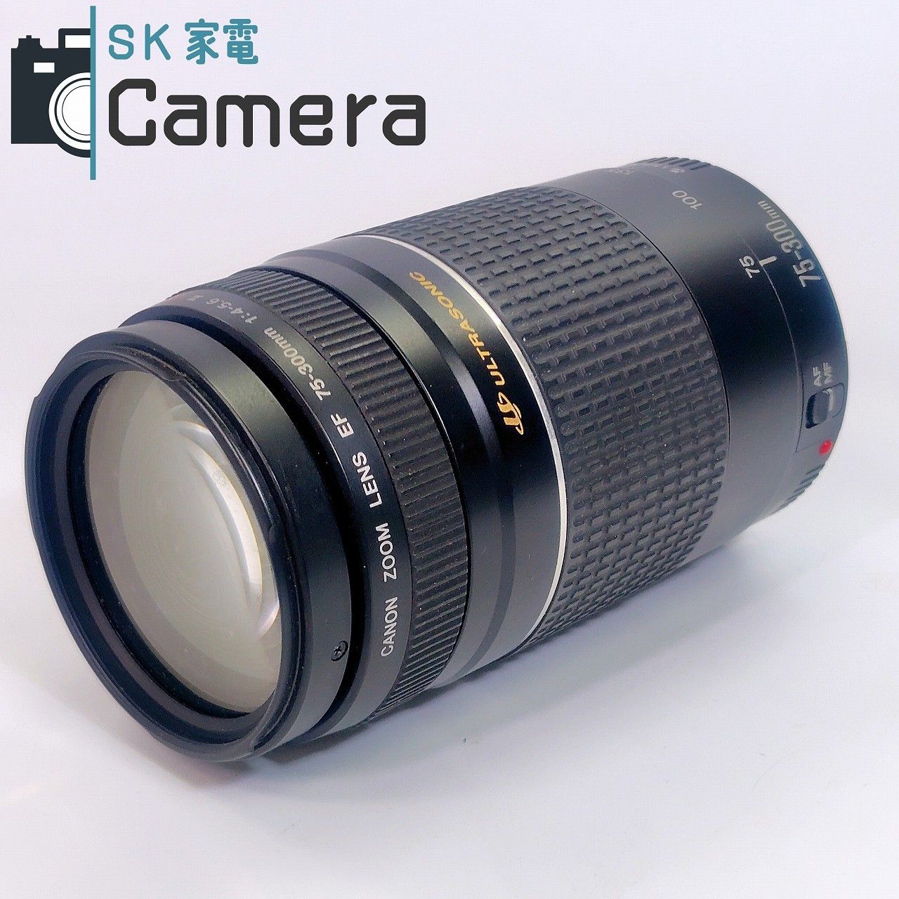 Canon EF 75-300mm F4-5.6 III USM キャノン キャップ 付 #20 【公式 
