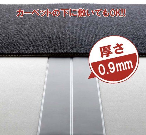 驚くほど薄い延長コード フラットコード 黒 30㎝ HRDEVELOPMENT_JP