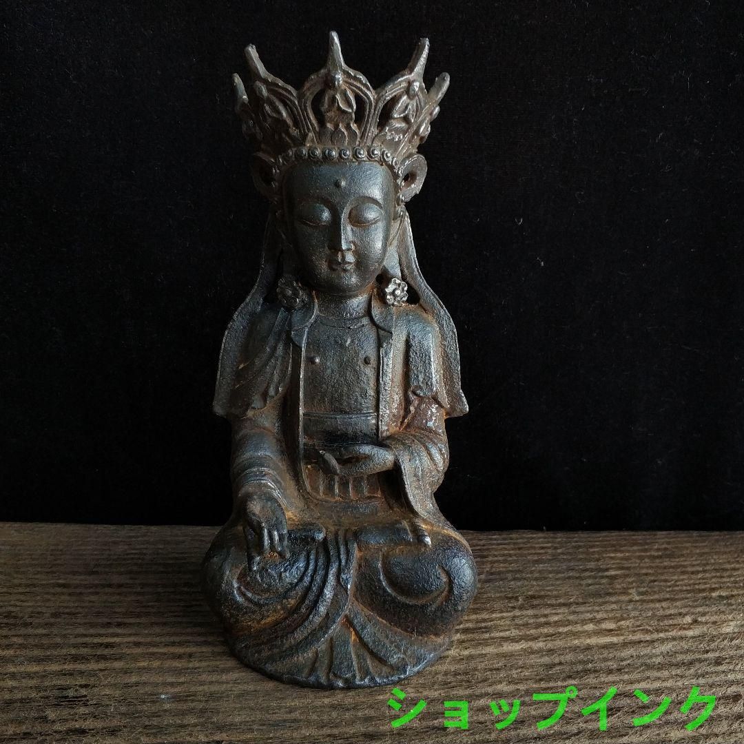 鉄器 鉄仏 仏教美術 菩薩仏像 工芸品 美術品 置物 鉄器 仏像 装飾品 工芸品 美術品 置物