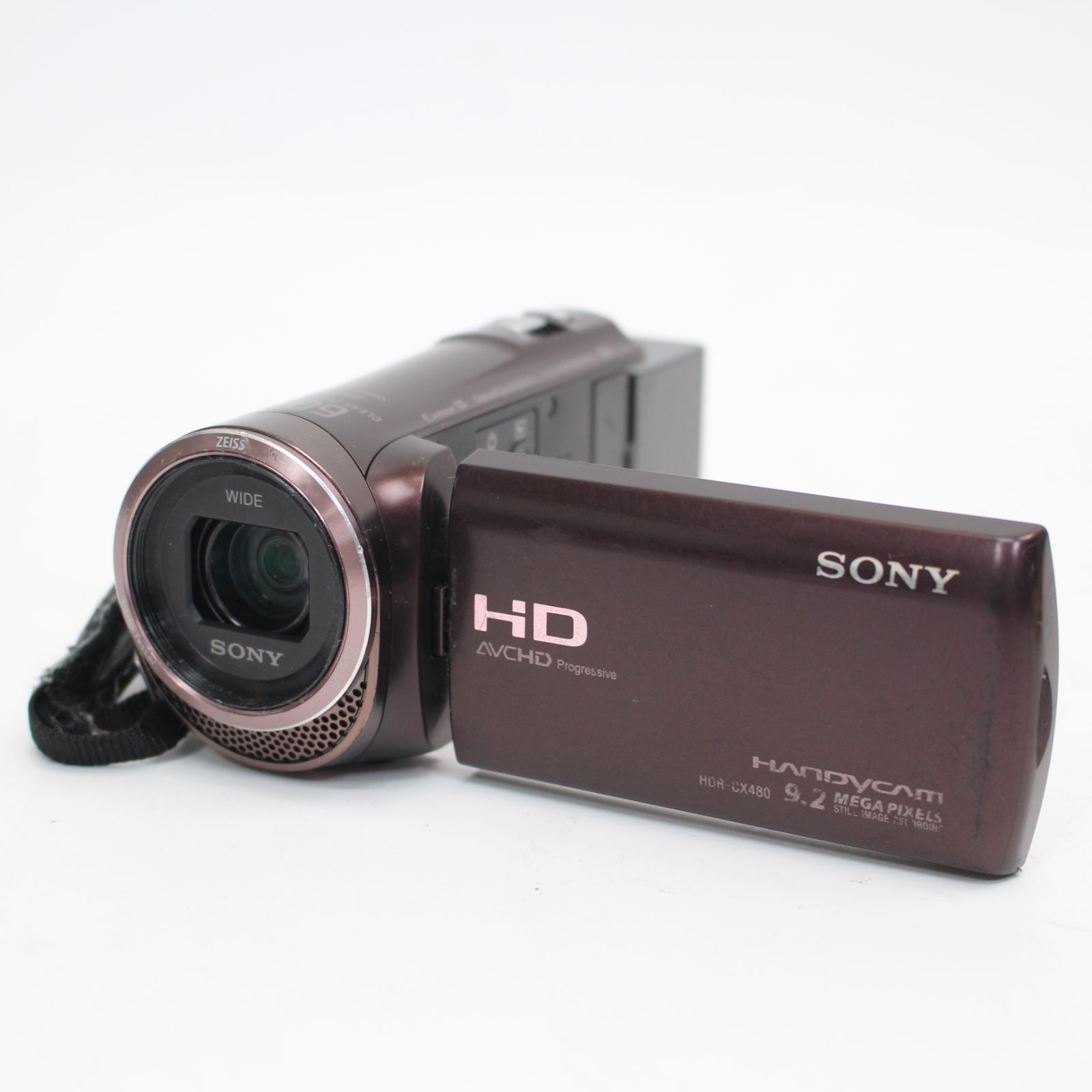ソニー SONY HDビデオカメラ Handycam HDR-CX480 ボルドーブラウン