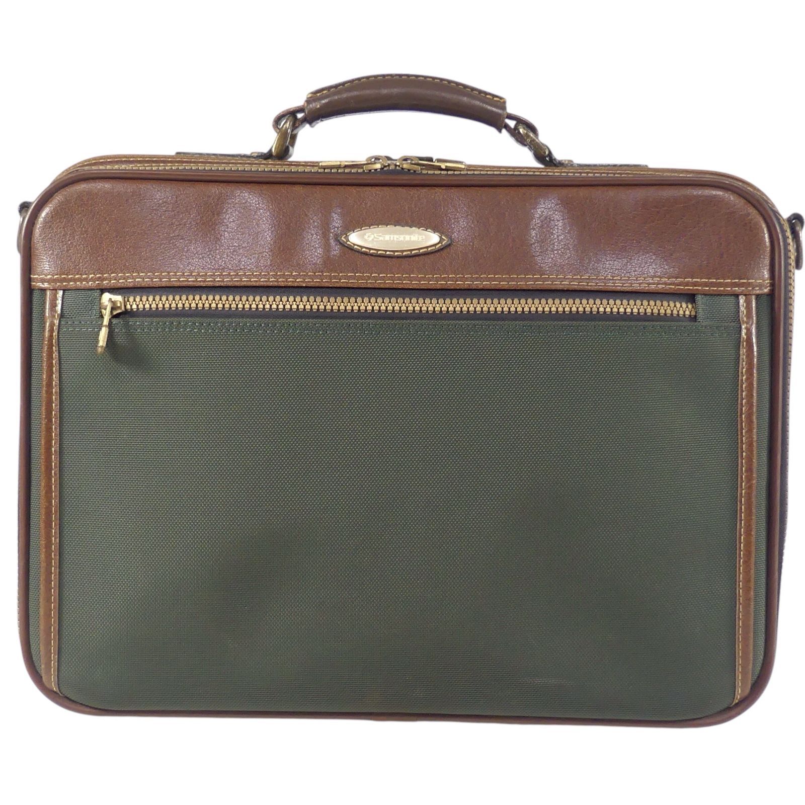 Samsonite サムソナイト ビジネスバッグ 2way 本革 スーツケース 機内 