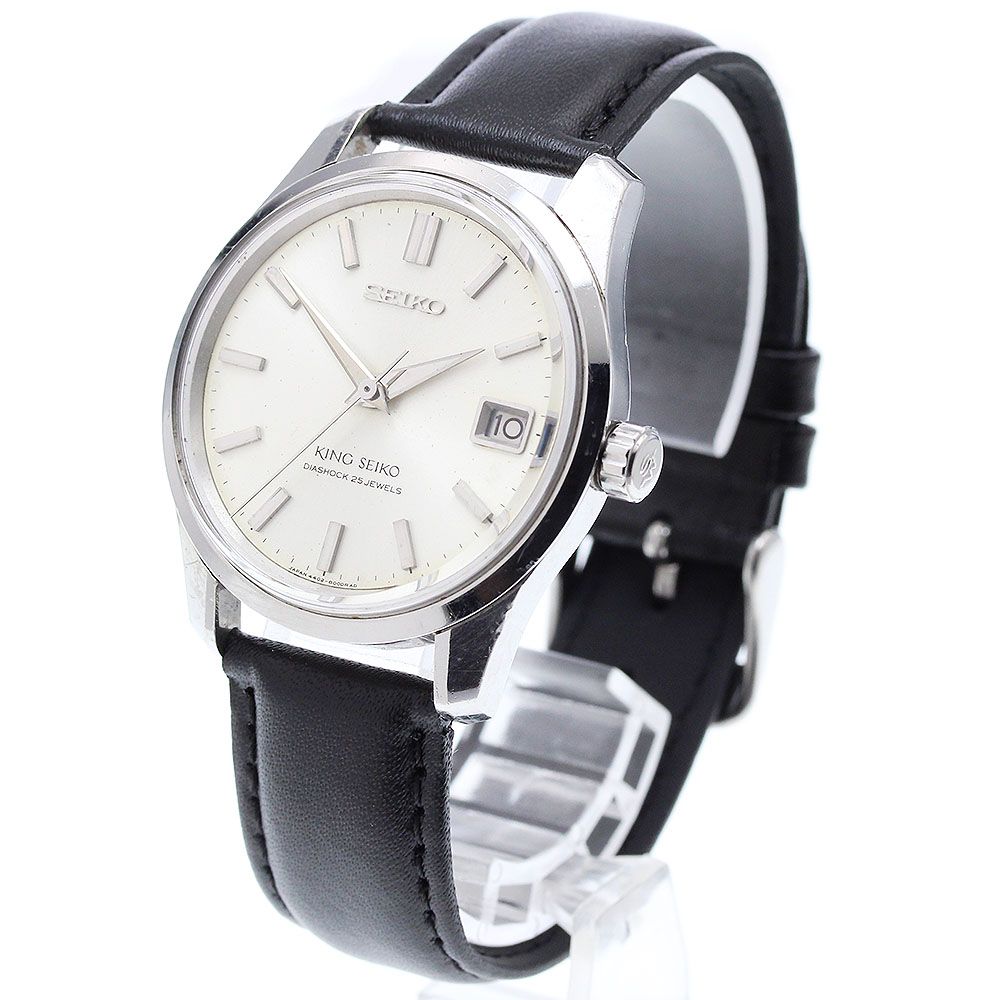 セイコー SEIKO 4402-8000 キングセイコー デイト 手巻き メンズ_901963