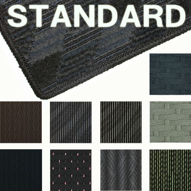 オリジナル フロアマット スタンダード TOYOTA トヨタ クラウン ( セダン4WD/つり下げペダル/寒冷地仕様 ) H11/9～H15/12 クラウン 5-2 | 車種別 カーマット 床 車 高品質 交換 フロア カー マット ブラック 黒 グレー ブ